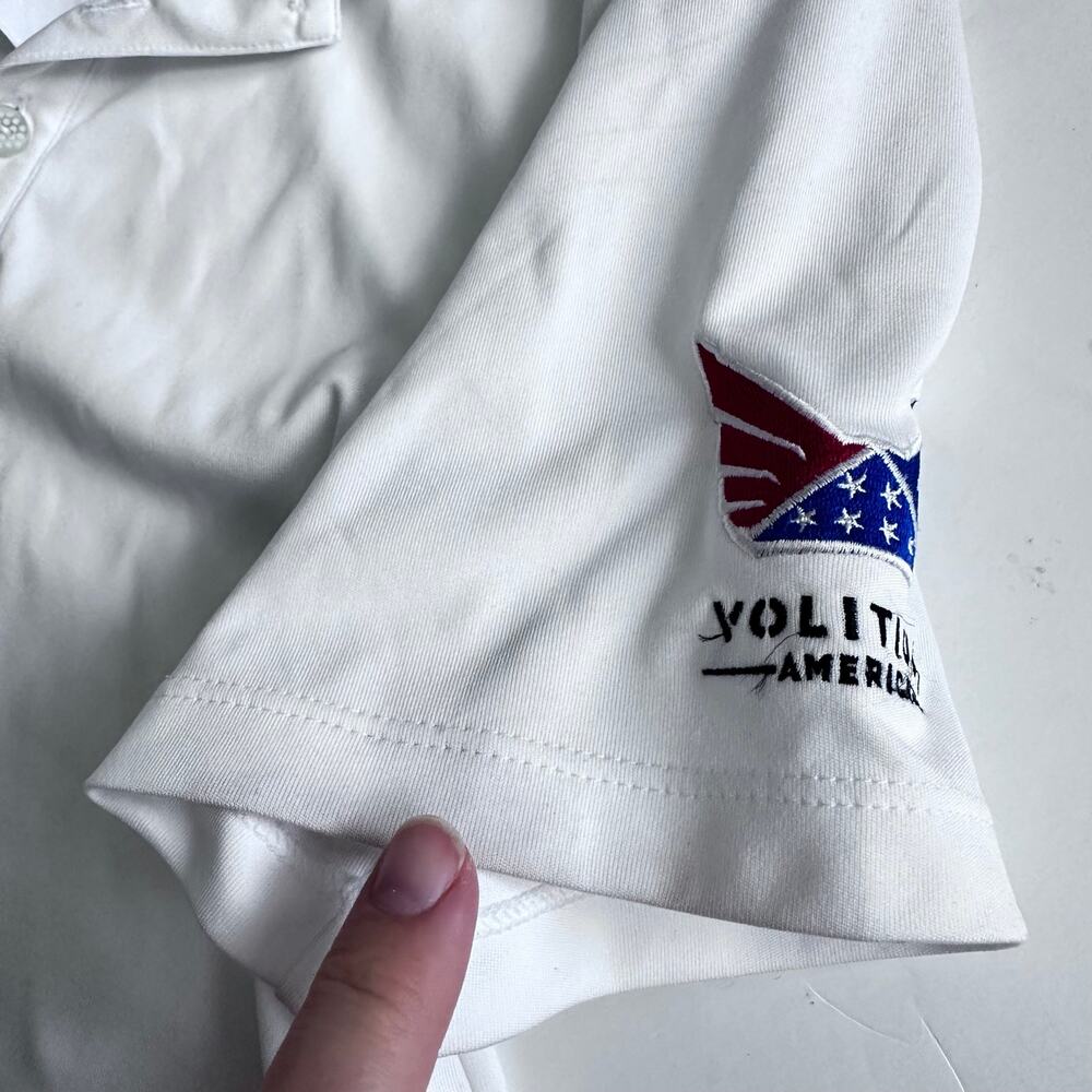 Puma Golf White Polo Shirt - Youth Large, Some Wear - Picture 2 of 7